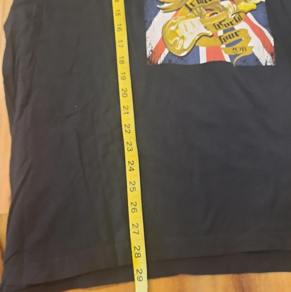 Jeff Beck 2011 US World Tour Short Sleeve Tee Shirt 2X - Picture 8 of 12
